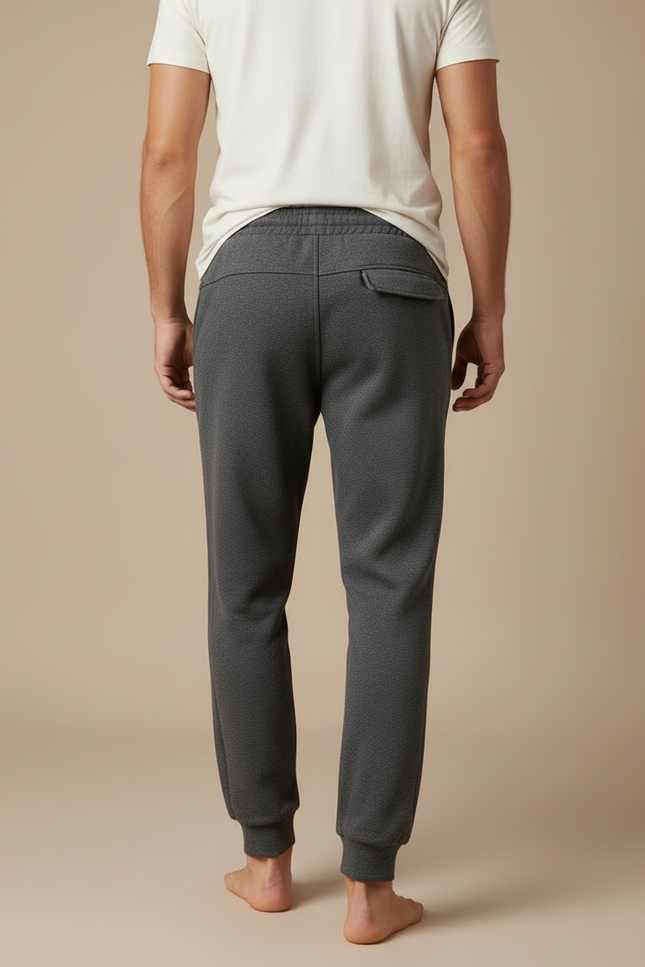 Pantalon Cargo Molleton Gris Homme Confortable Jogger - vue 2