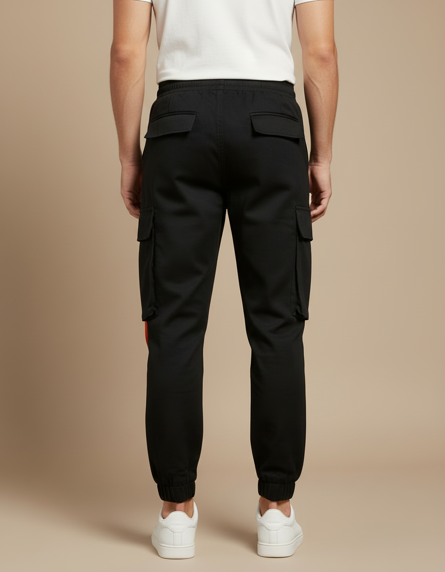 Pantalon Cargo Original - Noir Polyester - vue 2