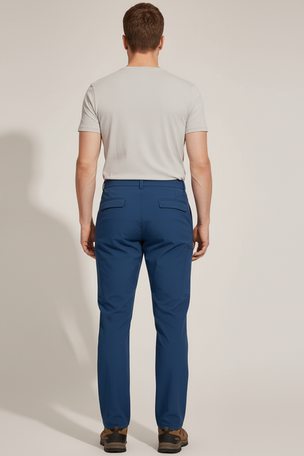Pantalon Cargo Homme Bleu Séchage Rapide Randonnée - Polyester - vue 2