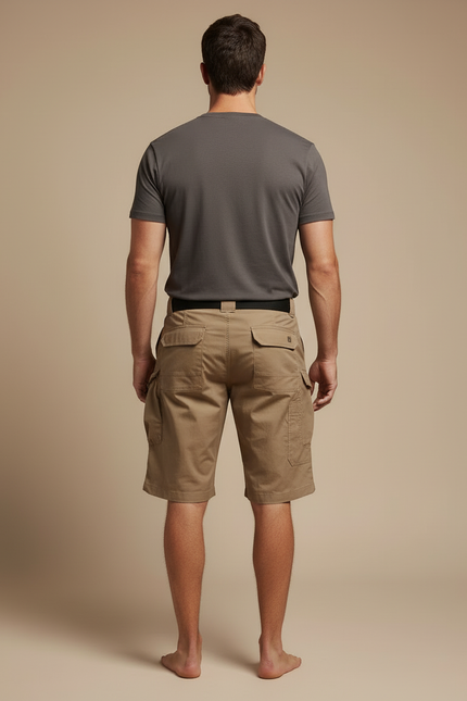 Pantalon Cargo Homme Kaki Tactique Multi-Poches Décontracté - Toile - vue 2