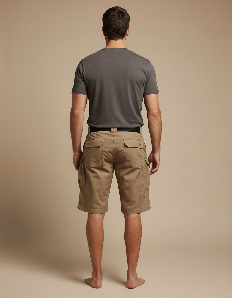 Pantalon Cargo Homme Kaki Tactique Multi-Poches Décontracté - Toile - vue 2
