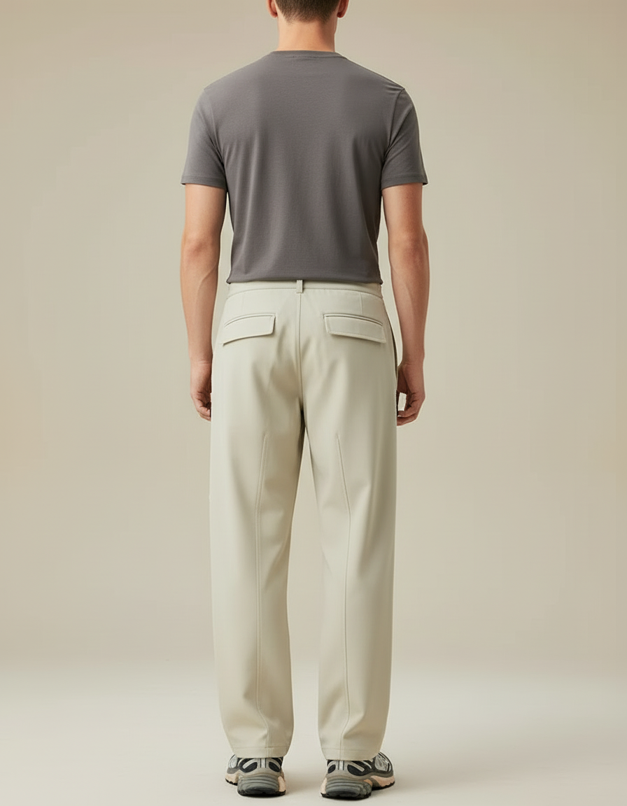 Pantalon Cargo Beige Homme Ample Décontracté Sportif - Polyester - vue 2