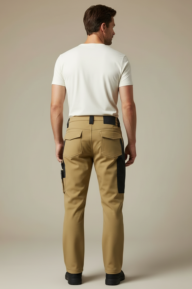 Pantalon Cargo Beige Tactique Multipoches Homme Respirant - Polyester - vue 2