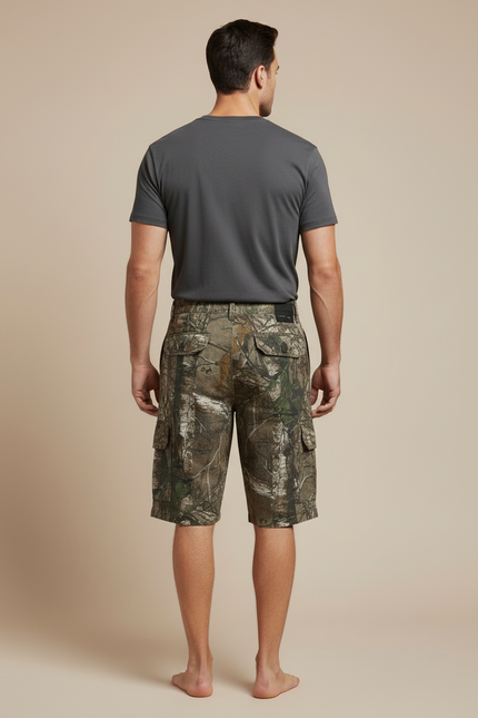 Pantalon Cargo Camouflage Nature Homme Coton Respirant - Imprimé - vue 2