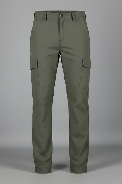 Pantalon Cargo Vert Militaire Tactique Respirant Léger - Kaki Polyester - vue 3