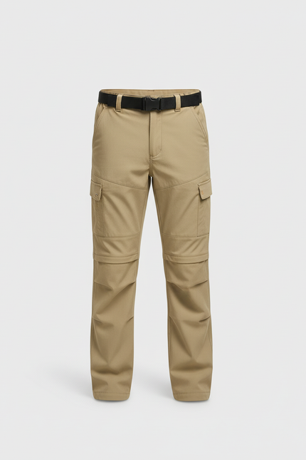 Pantalon Cargo Beige Convertible Léger Enfant - Polyester - vue 3