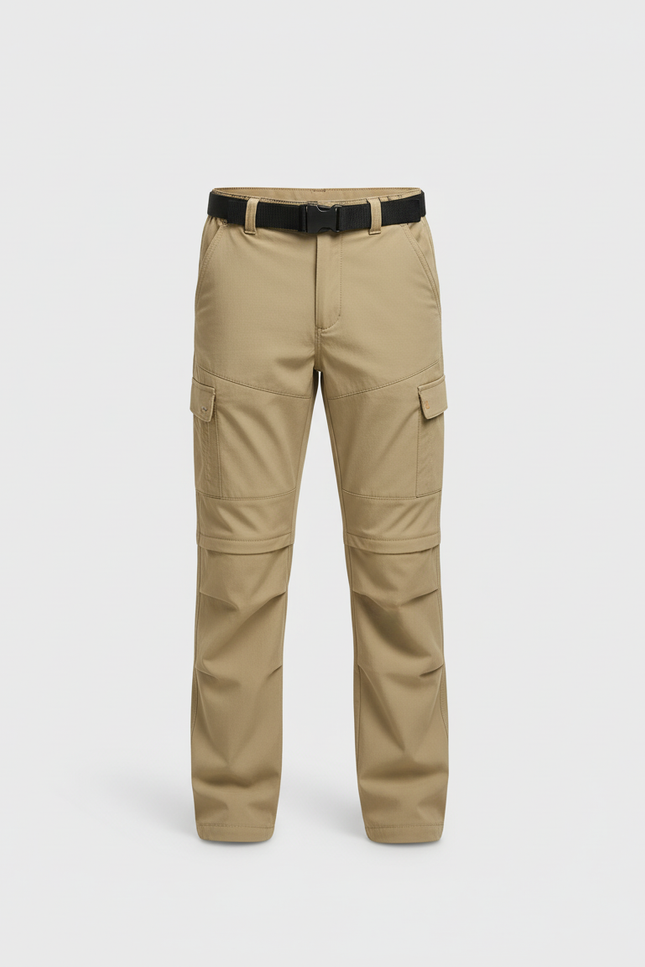 Pantalon Cargo Beige Convertible Léger Enfant - Polyester - vue 3
