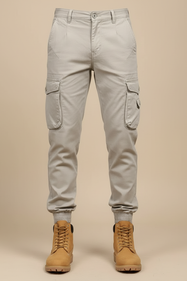 Pantalon Cargo Classe - Beige Gabardine - vue 3