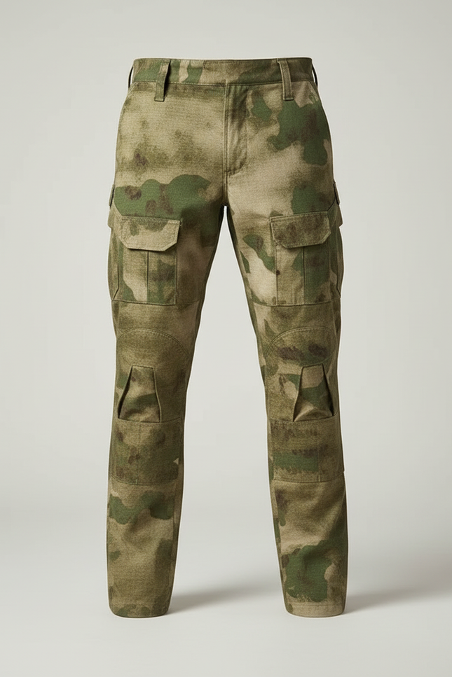 Pantalon Cargo Militaire Camouflage Multi-Poches Tactique Homme - Multicolore Toile - vue 3
