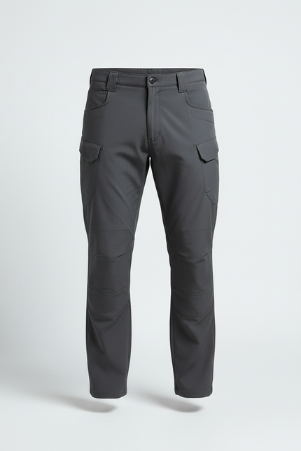 Pantalon Cargo Gris Imperméable Tactique Homme - Polyester - vue 3