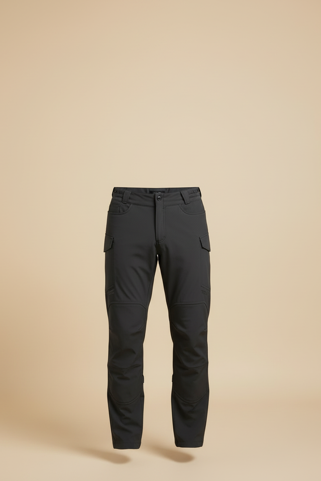 Pantalon Cargo Homme Gris Anthracite Décontracté Multipoches - Polyester - vue 3
