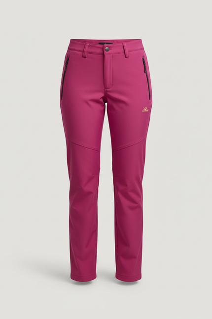 Pantalon Cargo Fuchsia Softshell Doublé Femme - Rose Polyester - vue 3