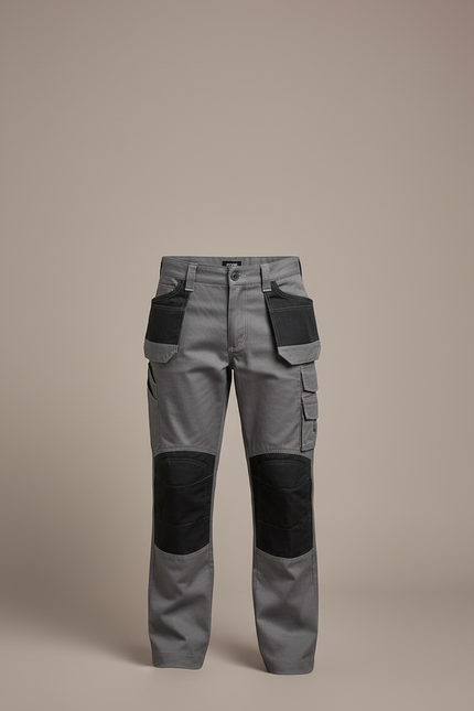 Pantalon Cargo Gris Renforcé Multi-Poches Enfant - Toile - vue 3