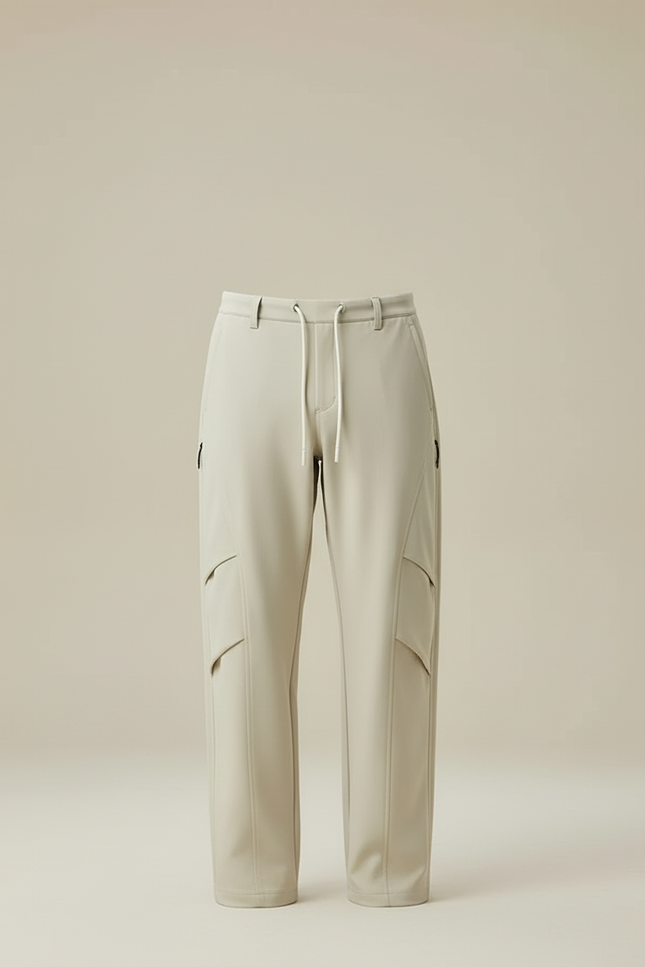 Pantalon Cargo Beige Homme Ample Décontracté Sportif - Polyester - vue 3