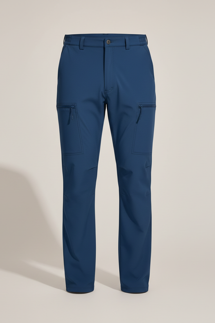 Pantalon Cargo Homme Bleu Séchage Rapide Randonnée - Polyester - vue 3