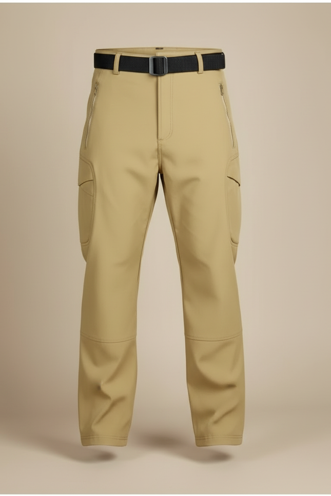 Pantalon Cargo Kaki Extensible Randonnée Homme Tactique - Polyester - vue 3