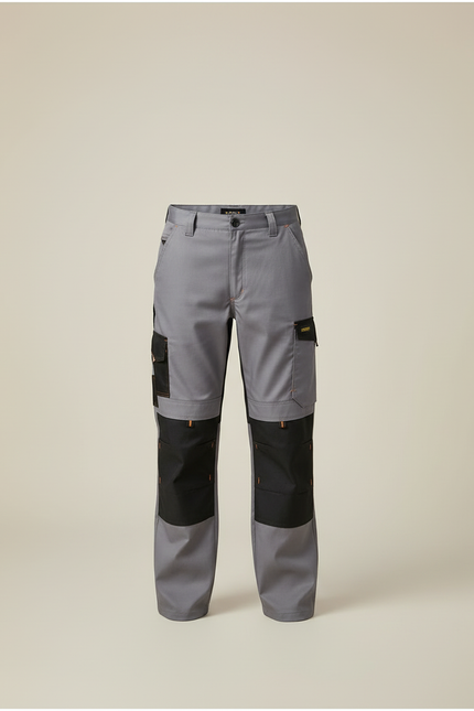 Pantalon Cargo Gris Technique Multipoches Enfant - Polyester - vue 3