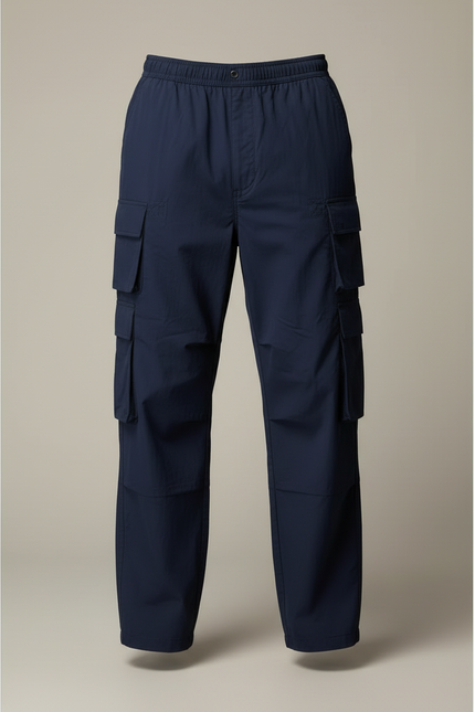 Pantalon Cargo Marine Ample Décontracté Multipoches Homme - Toile - vue 3
