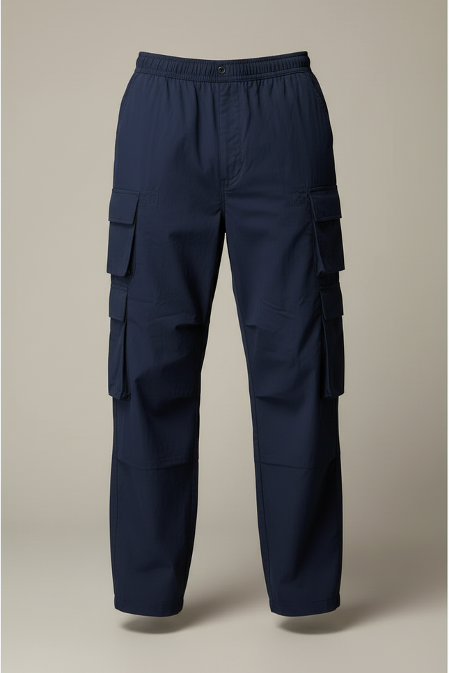 Pantalon Cargo Marine Ample Décontracté Multipoches Homme - Toile - vue 3