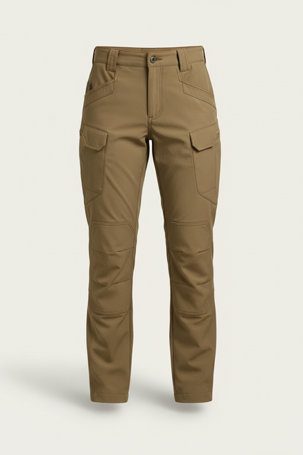 Pantalon Cargo Femme Kaki Multipoches Tactique Slim - Polyester - vue 3
