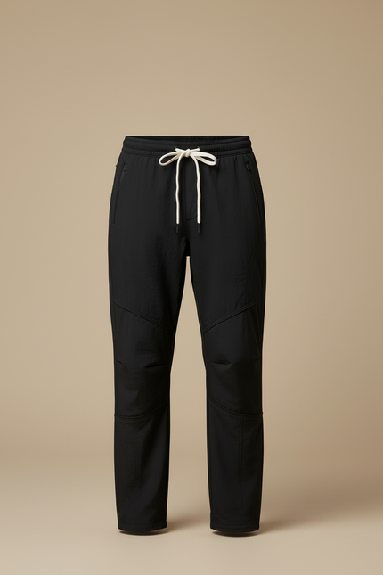 Pantalon Cargo Noir Homme Léger Décontracté Sport - Polyester - vue 3