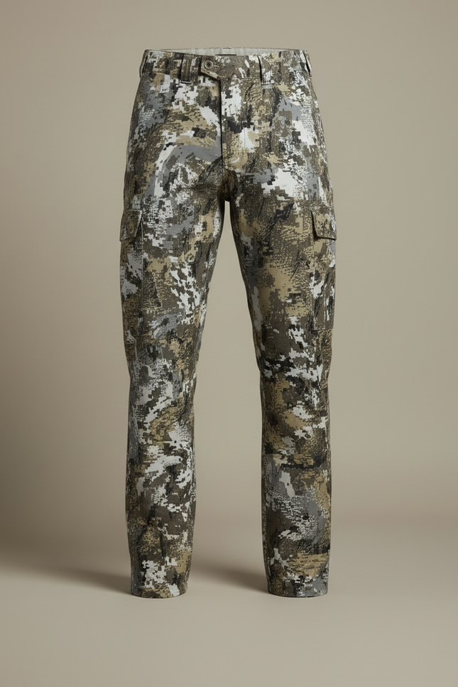 Pantalon Cargo Camouflage Chasse Résistant Outdoor Homme - Multicolore Toile - vue 3