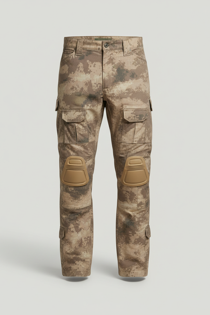 Pantalon Cargo Camouflage Militaire Tactique Renforcé Multipoches Homme - Imprimé Toile - vue 3