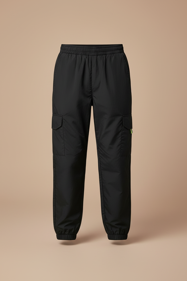 Pantalon Cargo Noir Décontracté Coton Garçon - Polyester - vue 3