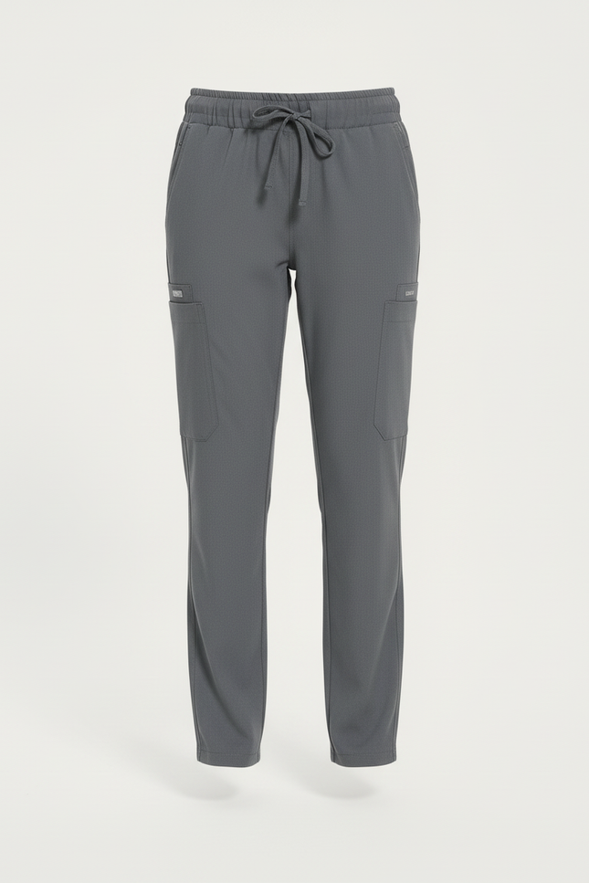 Pantalon Cargo Gris Ample Cordon Décontracté Enfant - Polyester - vue 3