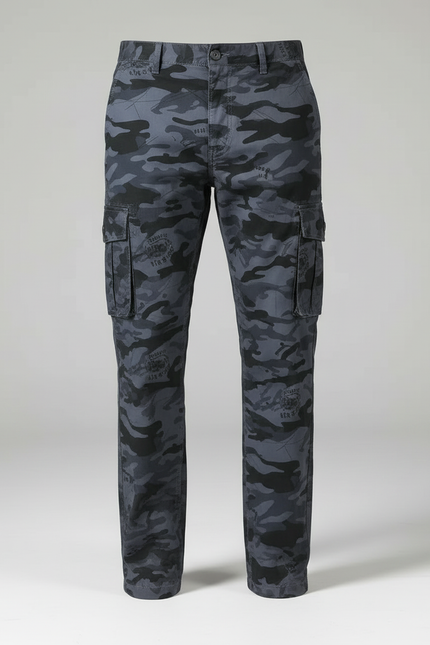 Pantalon Cargo Surplus Militaire - Gris Toile - vue 3