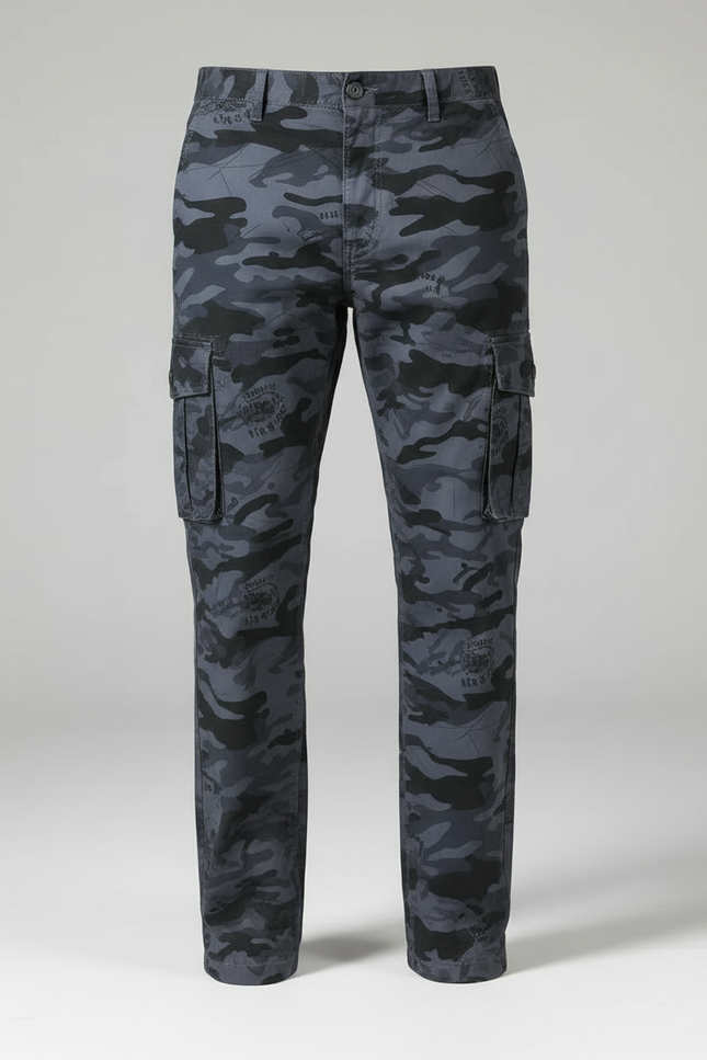 Pantalon Cargo Surplus Militaire - Gris Toile - vue 3