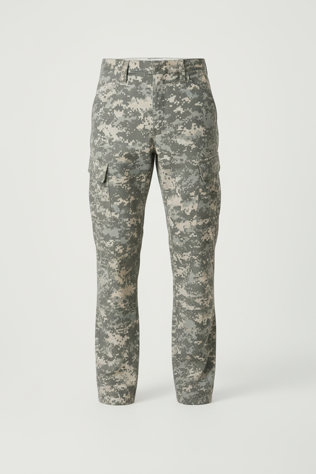 Pantalon Cargo Camouflage Militaire Décontracté Homme Multipoches - Multicolore Toile - vue 3