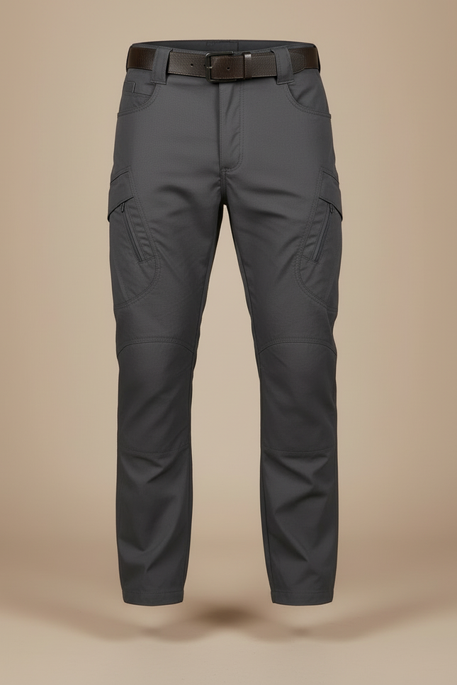 Pantalon Cargo Montagne - Gris Polyester - vue 3