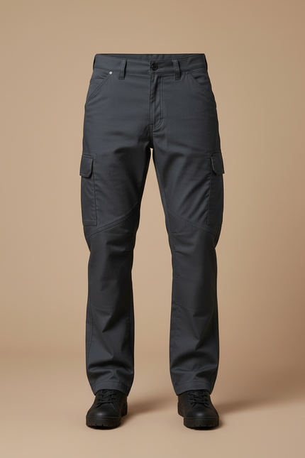 Pantalon Cargo Tactique - Gris Gabardine - vue 3