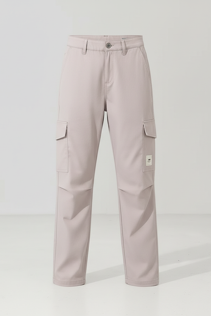 Pantalon Cargo Gris Ample Léger Multipoches Enfant - Gabardine - vue 3