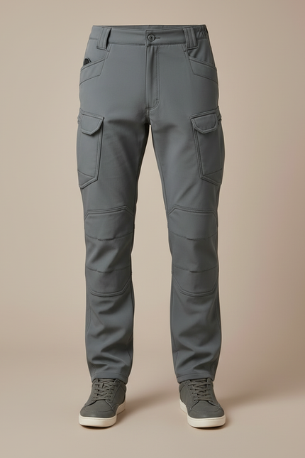 Pantalon Cargo Imperméable Homme - Gris Polyester - vue 3