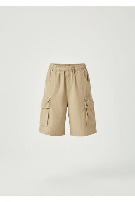 Pantalon Cargo Beige Ample Coton Garçon Poches - vue 3