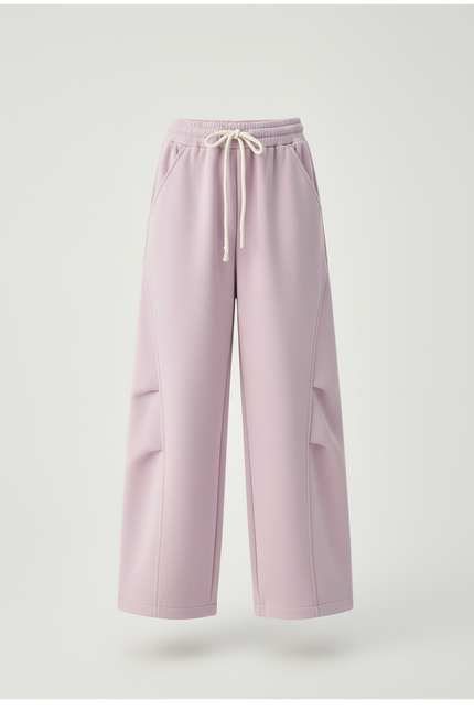 Pantalon Cargo Violet Ample Décontracté Molletonné Fille - vue 3