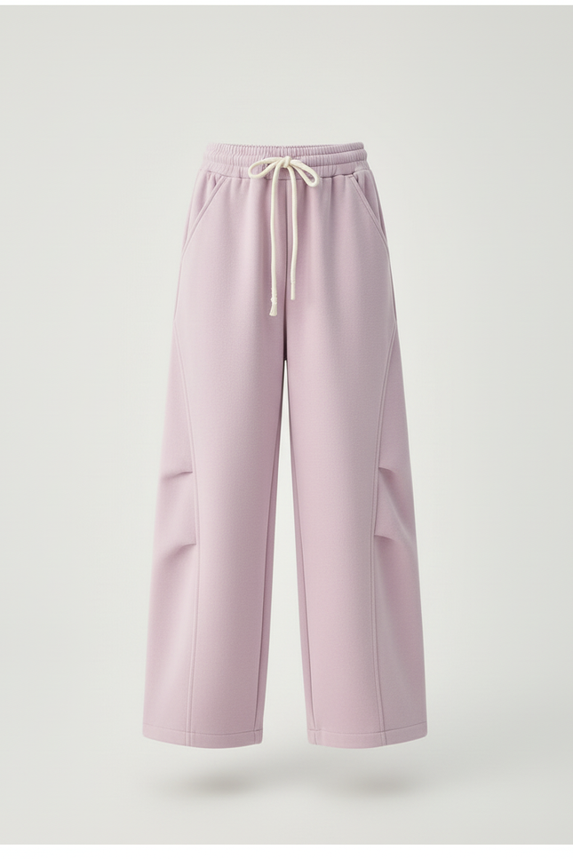 Pantalon Cargo Violet Ample Décontracté Molletonné Fille - vue 3