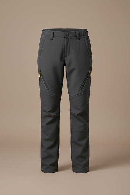 Pantalon Cargo Gris Imperméable Doublé Enfant - Polyester - vue 3
