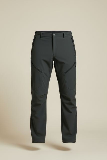Pantalon Cargo Homme Gris Anthracite Tactique Multi-Poches - Polyester - vue 3