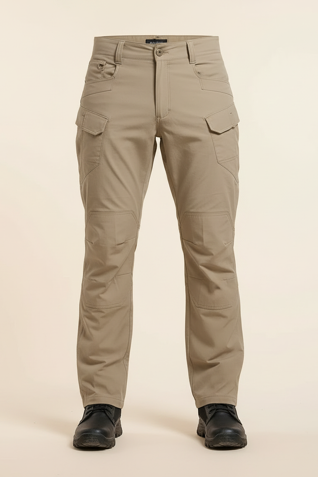 Pantalon Cargo Homme Kaki Tactique Multipoches Résistant Décontracté - Polyester - vue 3