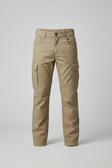 Pantalon Cargo Beige Enfant Tactique Multi-Poches - Coton - vue 3