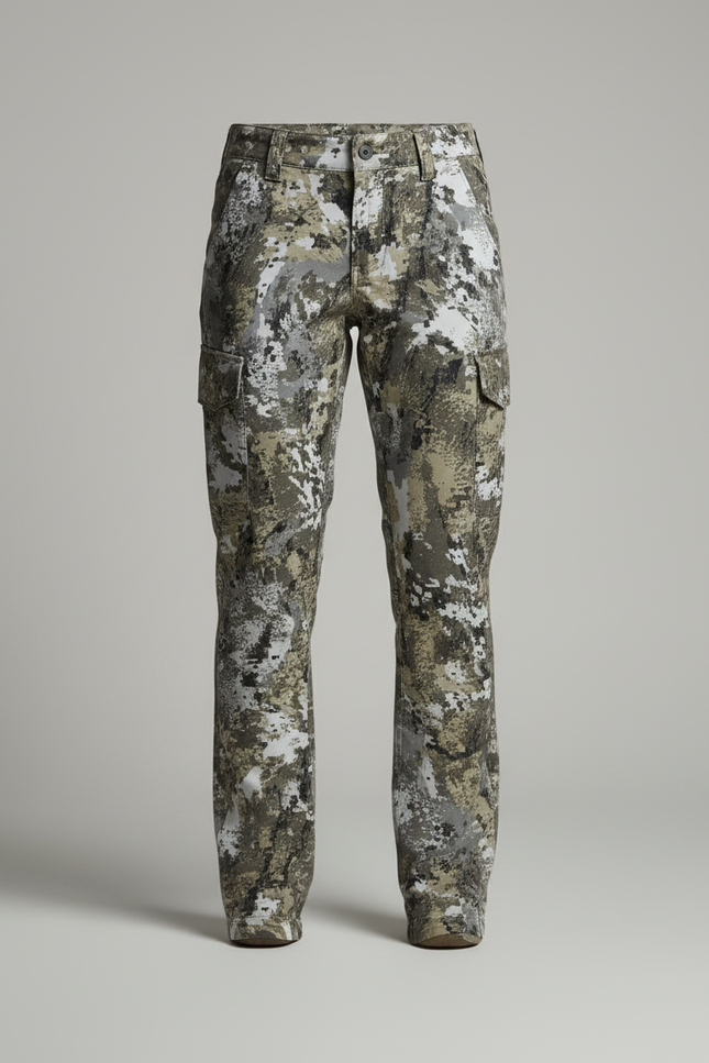 Pantalon Cargo Camouflage Femme Décontracté Outdoor Extensible - Imprimé Toile - vue 3