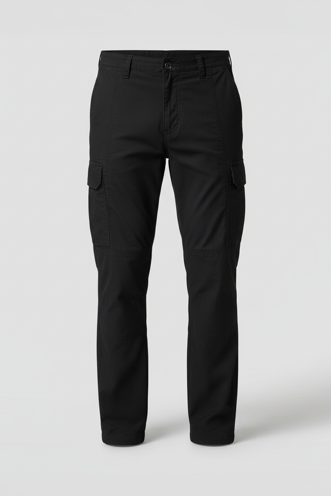 Pantalon Cargo Noir Homme - Toile - vue 3