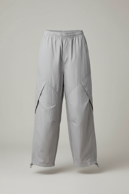 Pantalon Cargo Gris Ample Léger Enfant Décontracté - Polyester - vue 3