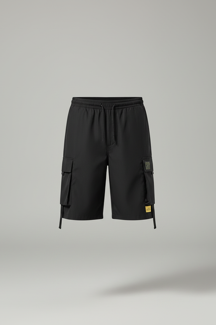 Pantalon Cargo Noir Multi-poches Décontracté Homme - Polyester - vue 3
