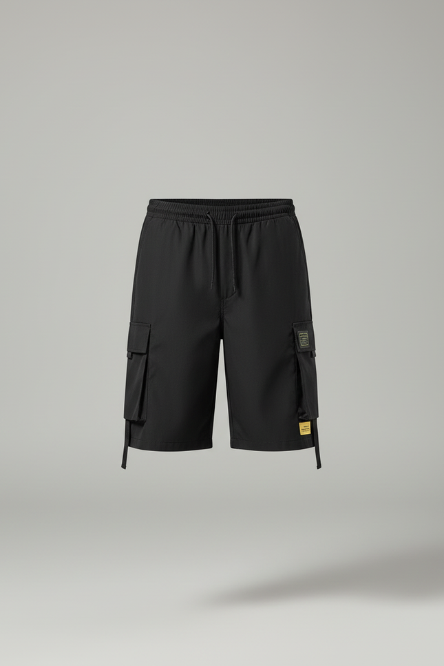 Pantalon Cargo Noir Multi-poches Décontracté Homme - Polyester - vue 3