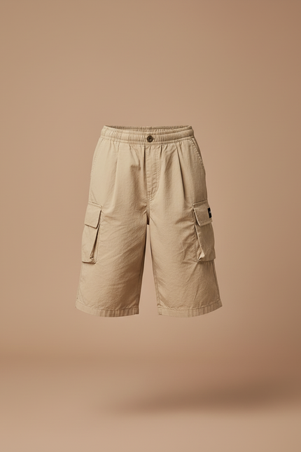 Pantalon Cargo Kaki Coton Ample Poches Enfant - vue 3