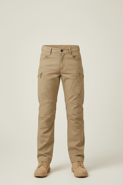 Pantalon Cargo Beige Enfant Tactique Robuste - Toile - vue 3